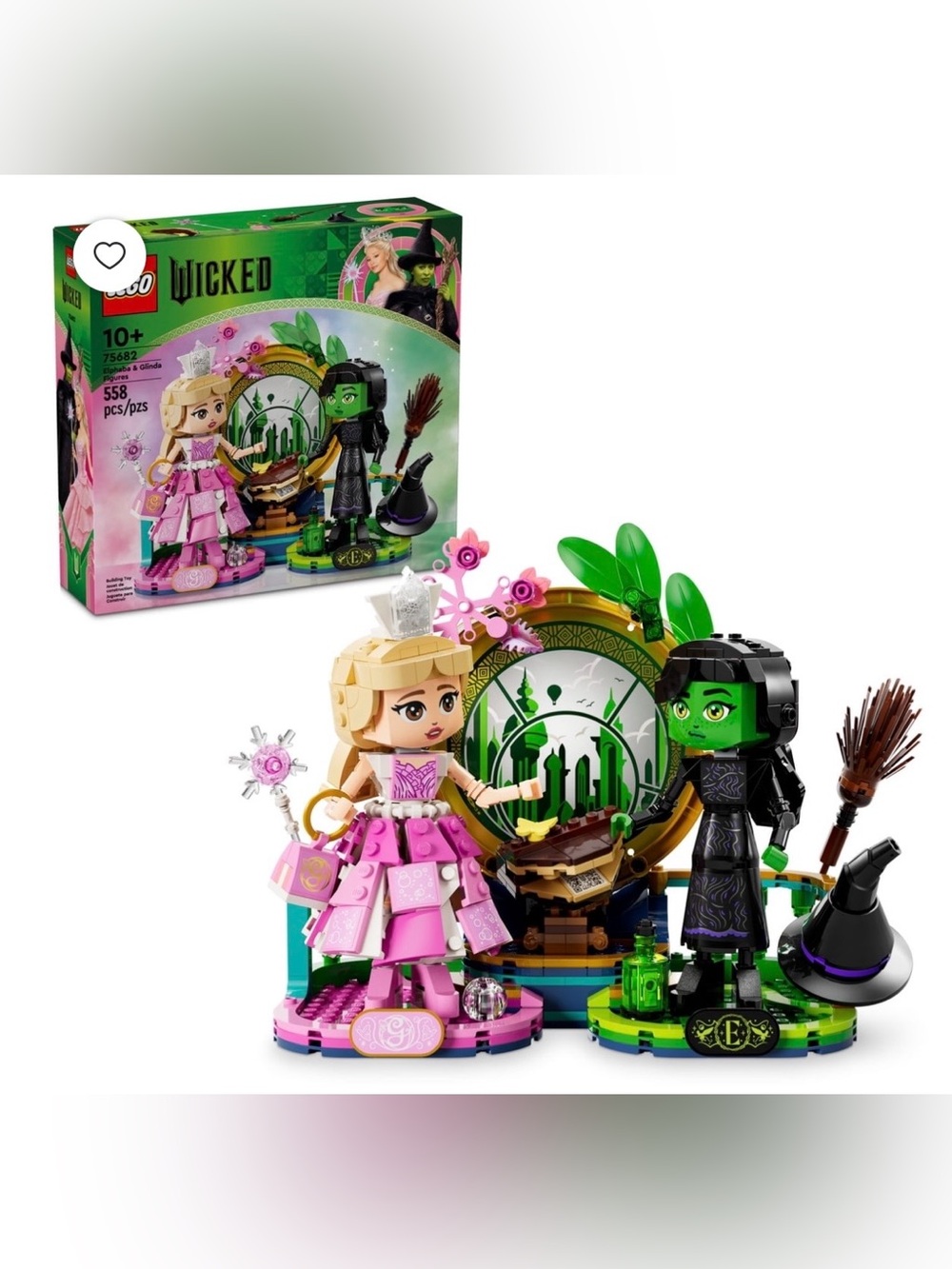 LEGO Wicked Elphaba & Glinda Figures Building Toy - Wicked Toy 558 pcs - Picture 1 of 8